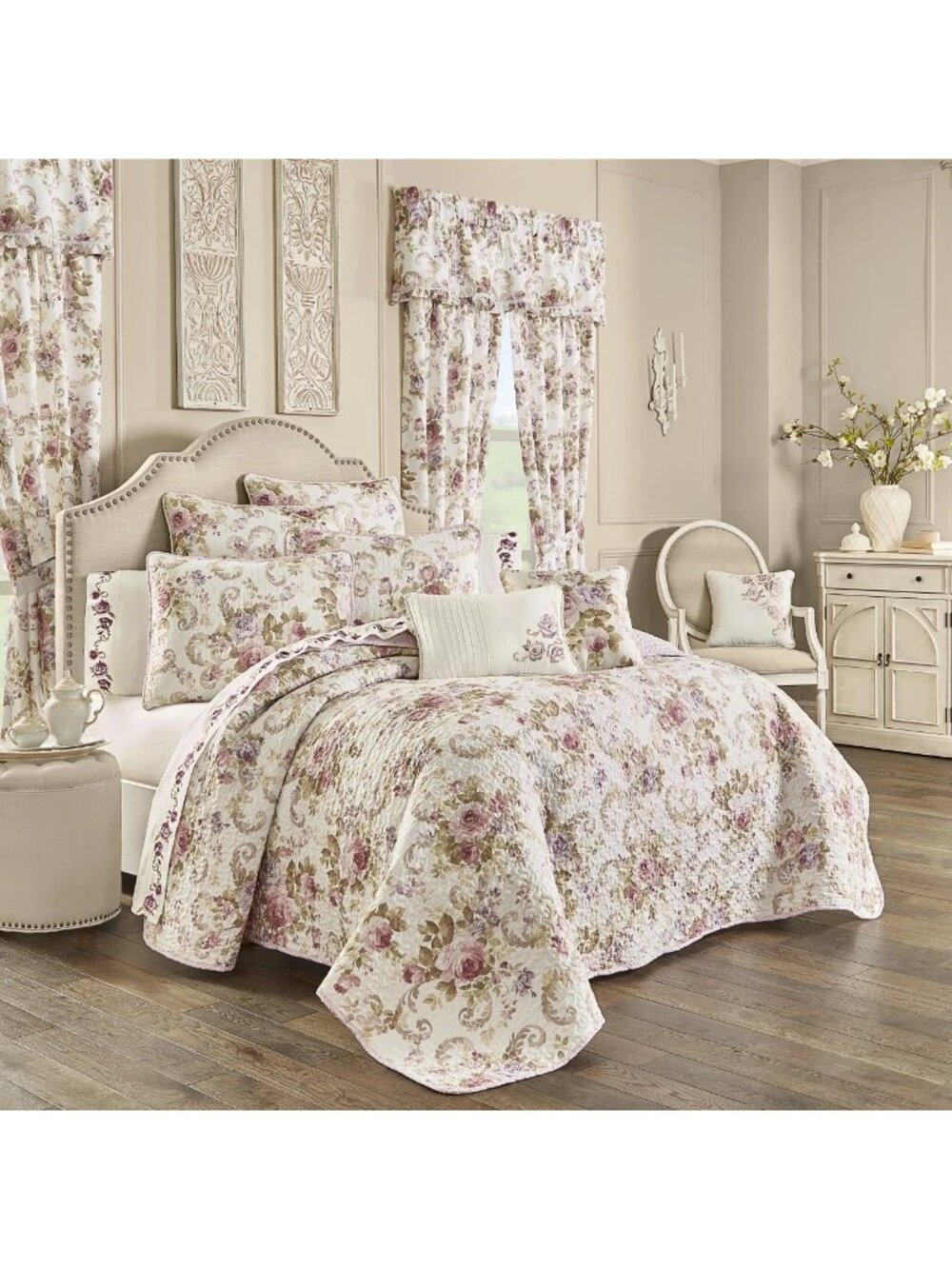 NWT Royal Court Chambord Quilt Set Lavender Size Full/Queen